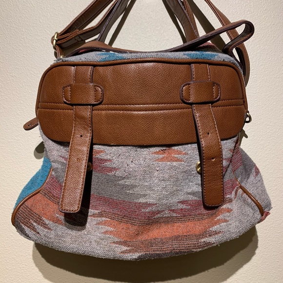 Street Level Handbags - Street Level Duffle Bag | Tribal Print | Baja Bag